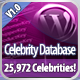 Celebrity Database for Wordpress - CodeCanyon Item for Sale