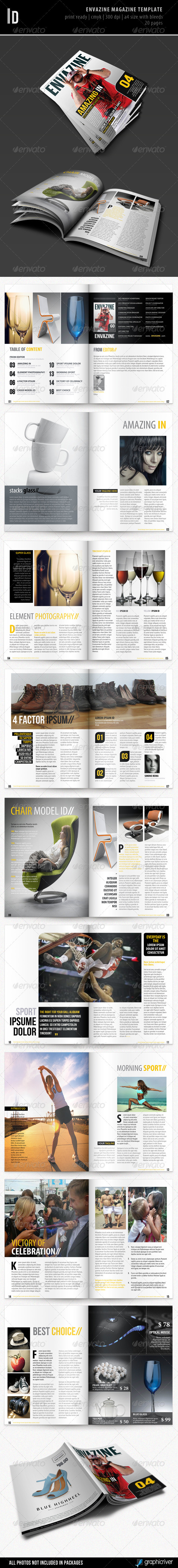 GraphicRiver Envazine Magazine Template 2859221 GraphicRiver Envazine Magazine Template 2859221