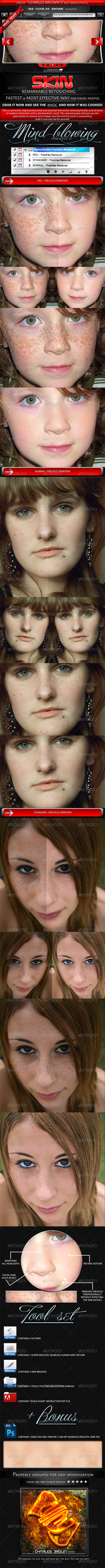 Remarkable Skin Retouching - Photo Effects Actions