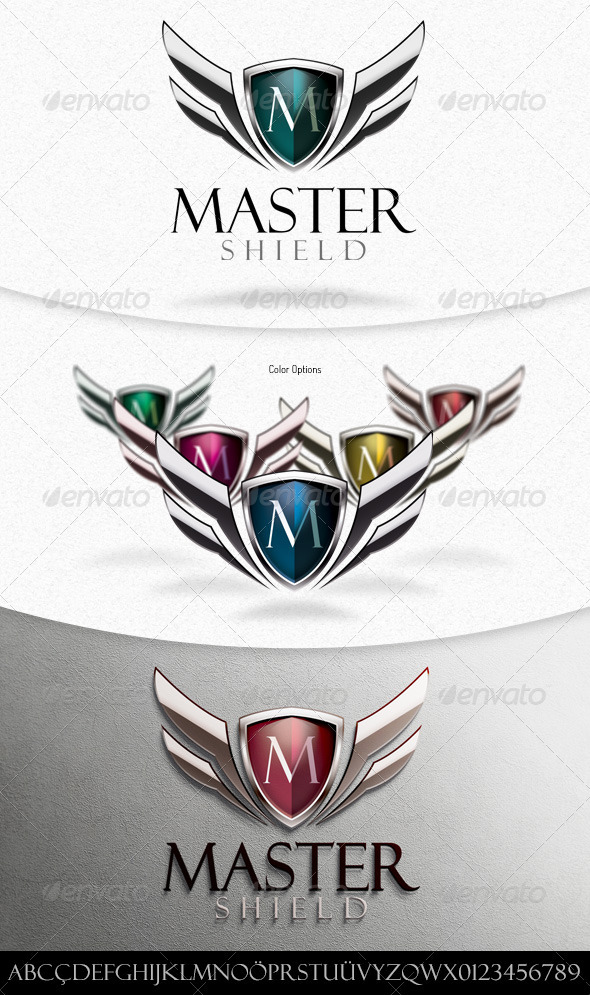 Master Shield Logo Template - Crests Logo Templates
