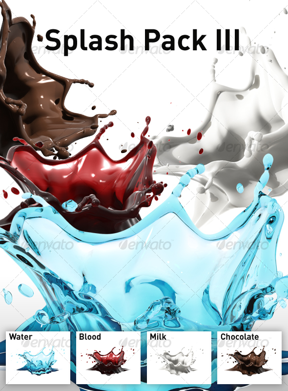 Splash Pack III - Abstract 3D Renders