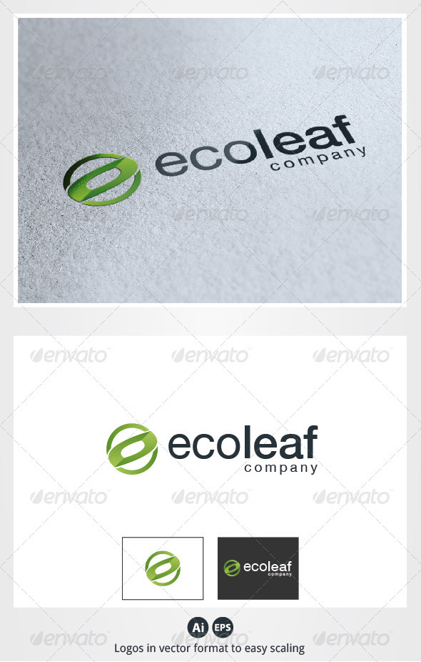 Eco Leaf Logo - Nature Logo Templates