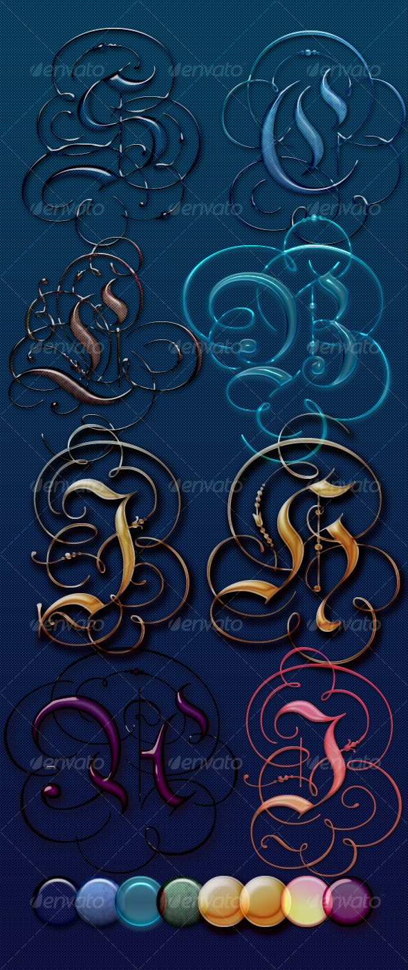 Beautiful Glass Text Effects and Style - Photoshop Add-ons