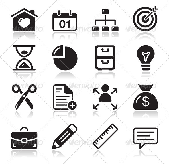Internet web icons set - Web Elements Vectors