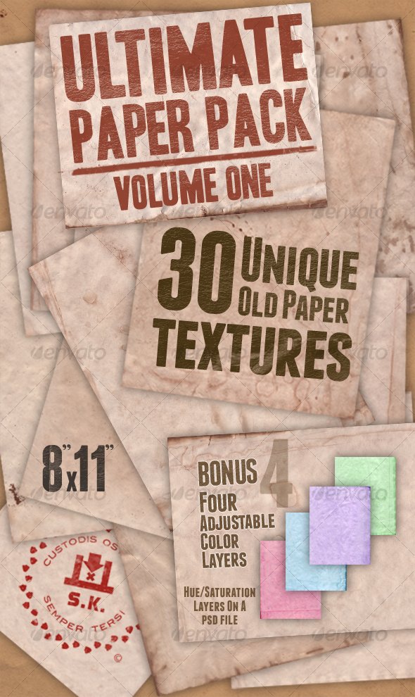GraphicRiver Ultimate Paper Pack Version One 103071 GraphicRiver Ultimate Paper Pack Version One 103071