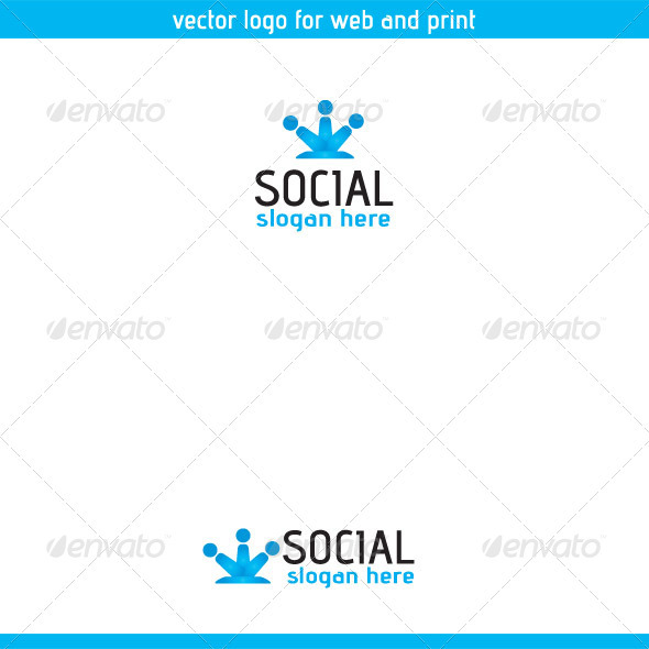 Social Logo Template Three - Symbols Logo Templates
