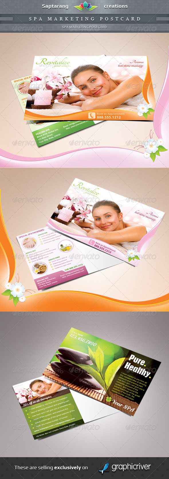 GraphicRiver Spa Marketing Postcard Template 2896702 GraphicRiver Spa Marketing Postcard Template 2896702