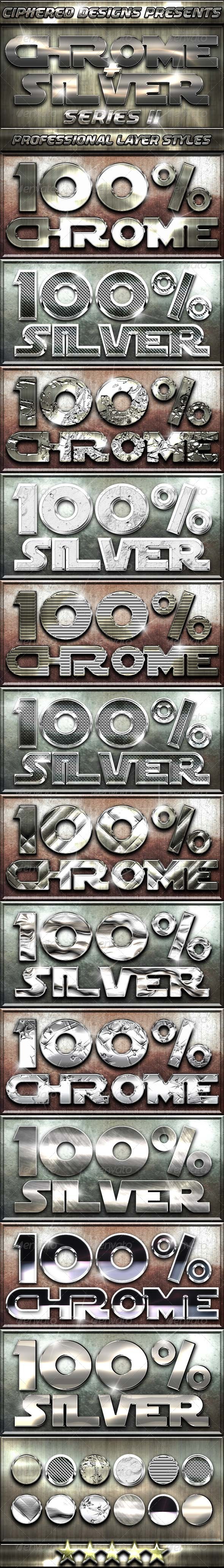 Chrome & Silver Series II - Professional Styles - Text Effects Styles