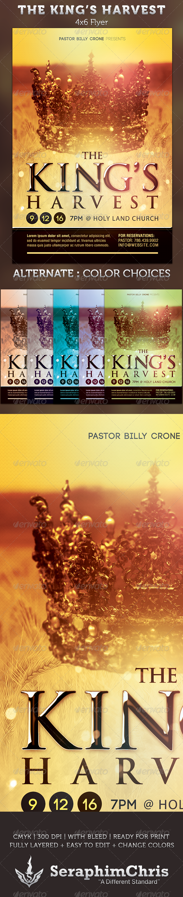 GraphicRiver The King's Harvest Church Flyer Template 2906941 GraphicRiver The King's Harvest Church Flyer Template 2906941