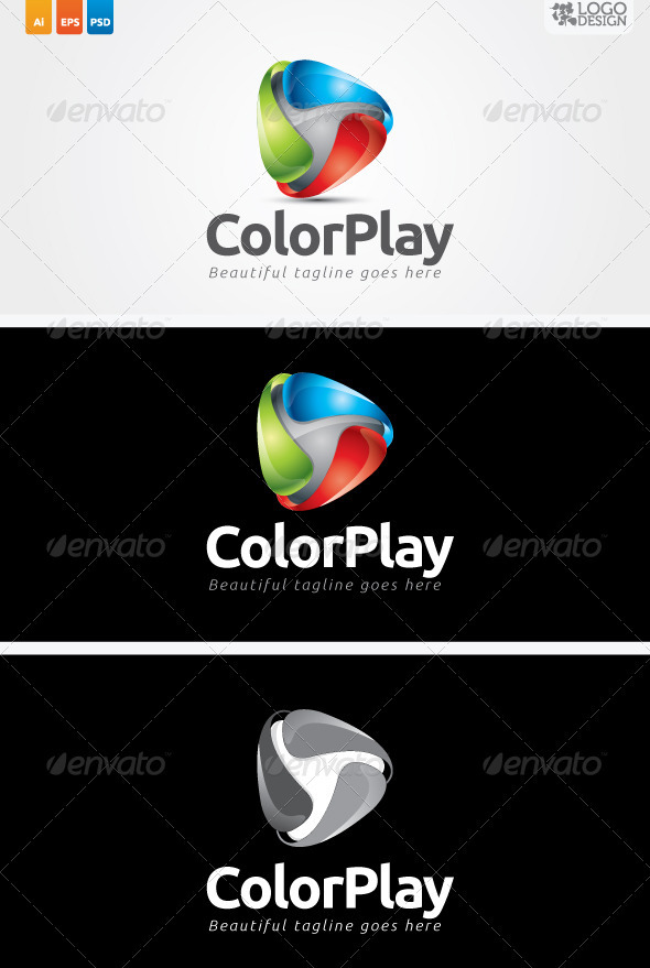 Color Play - 3d Abstract