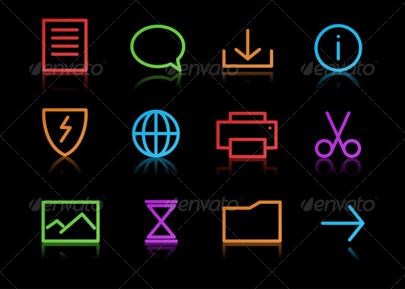 GraphicRiver Icon set 2912944 GraphicRiver Icon set 2912944