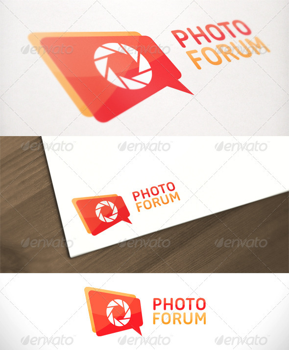 Photo Forum Photography Logo Template - Symbols Logo Templates