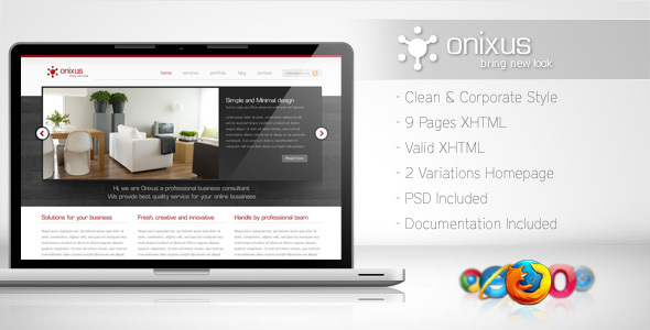 Onixus - Corporate Business Template 3 - Corporate Site Templates