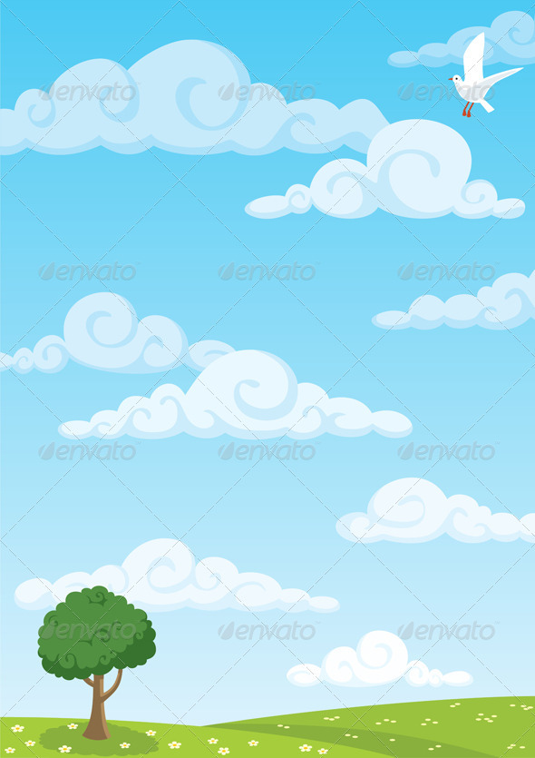 Meadow Background | GraphicRiver