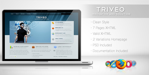 Triveo - Clean Business Template 3 - Corporate Site Templates