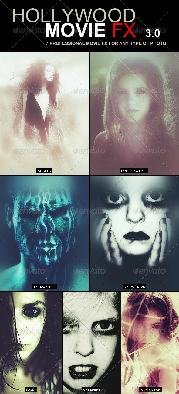 Hollywood Movie FX 3.0 | 7 Amazing Efects - Photo Effects Actions