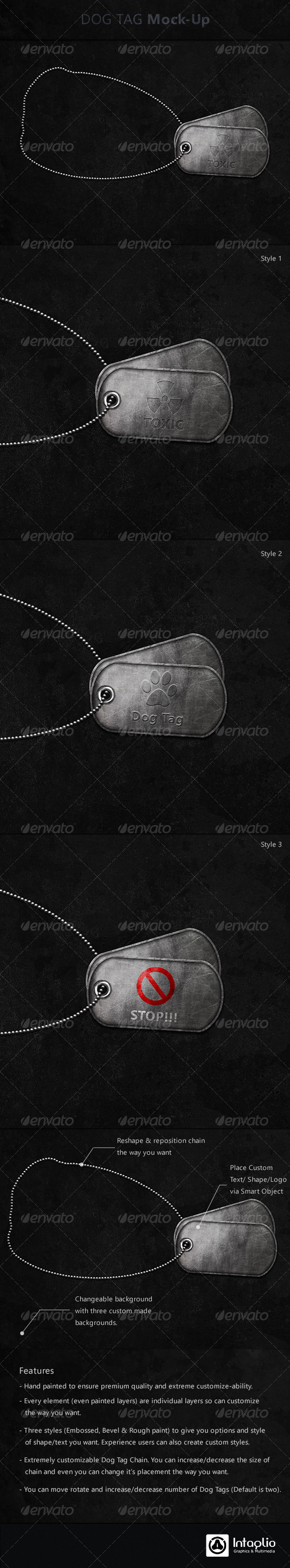 GraphicRiver Dog Tag Mock-Up 2918147 GraphicRiver Dog Tag Mock-Up 2918147