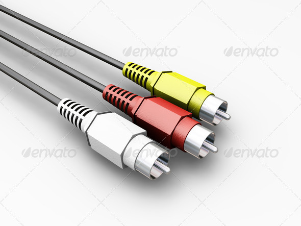 GraphicRiver Audio video cables 305696 GraphicRiver Audio video cables 305696