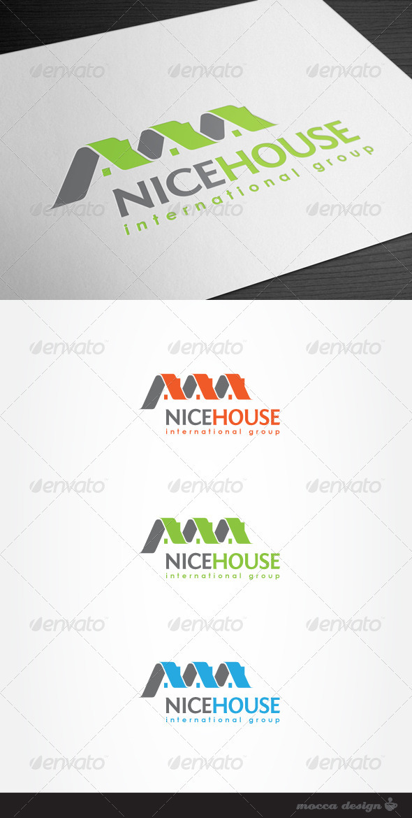 Nice House Logo - Buildings Logo Templates