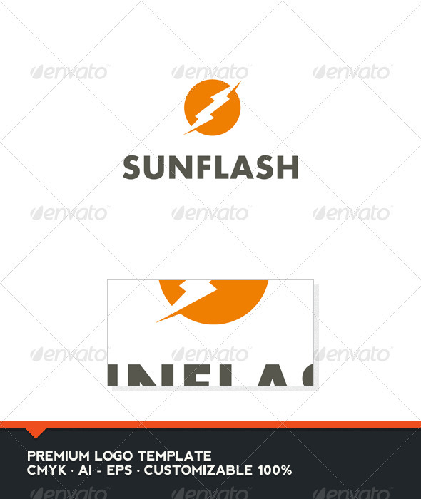 Sun Flash Logo Template - Nature Logo Templates