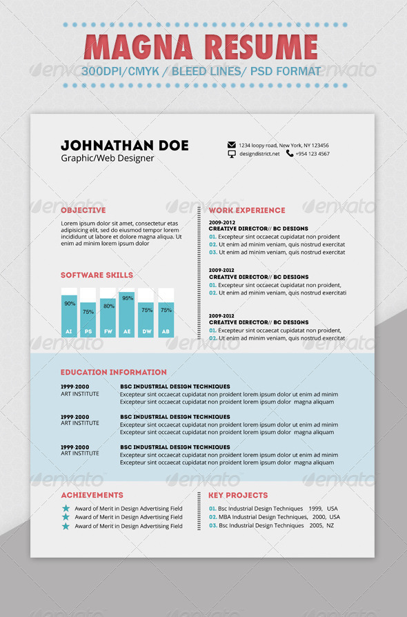 Magna Resume - Resumes Stationery