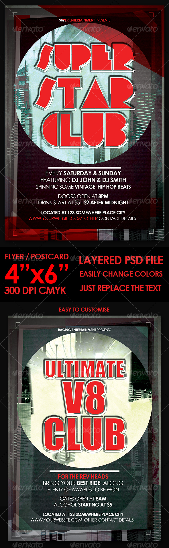 Modern Flyer Template - Clubs & Parties Events