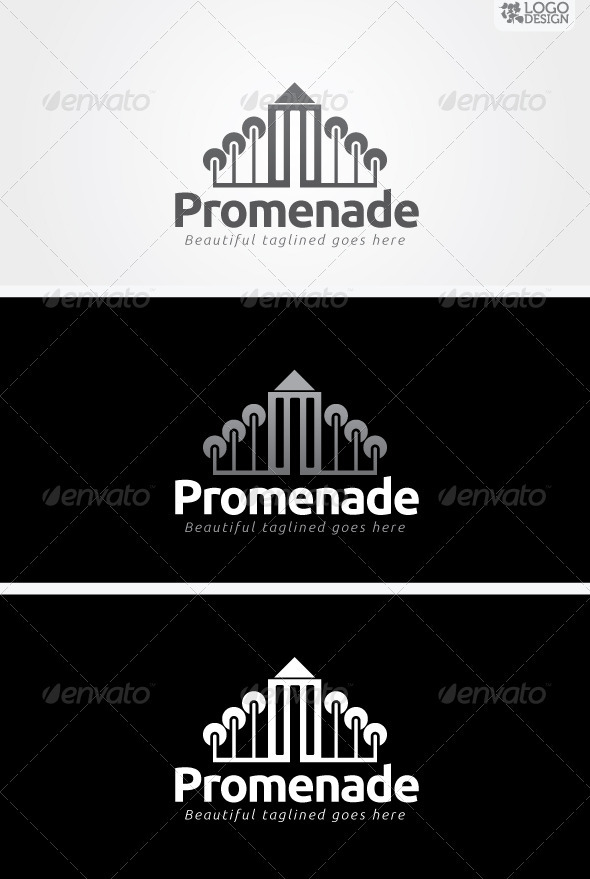 Promenade - Buildings Logo Templates