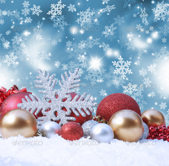 Christmas background Stock Photo by kirstypargeter | PhotoDune