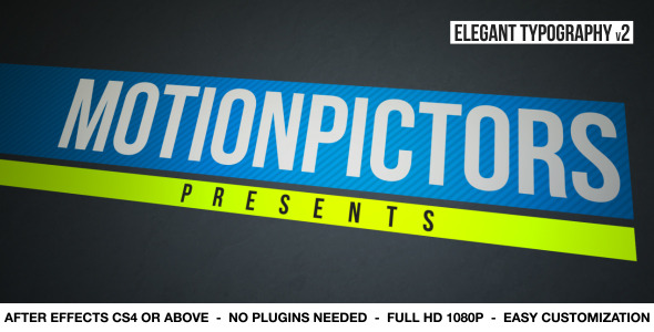 After Effects Project - VideoHive Elegant Typography V2 2950403 After Effects Project - VideoHive Elegant Typography V2 2950403