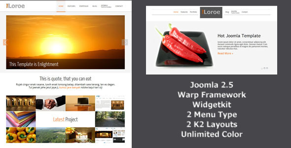 Loroe - Responsip Joomla Template - Joomla CMS Themes