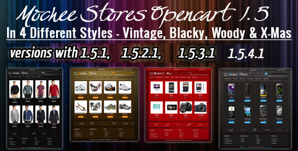 Mochee Stores Opencart 1.5 Template - Fashion OpenCart