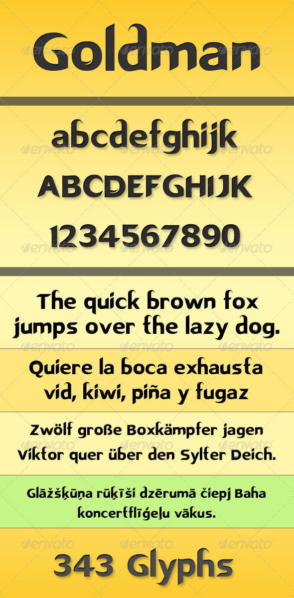Goldman-Font - Sans-Serif Fonts