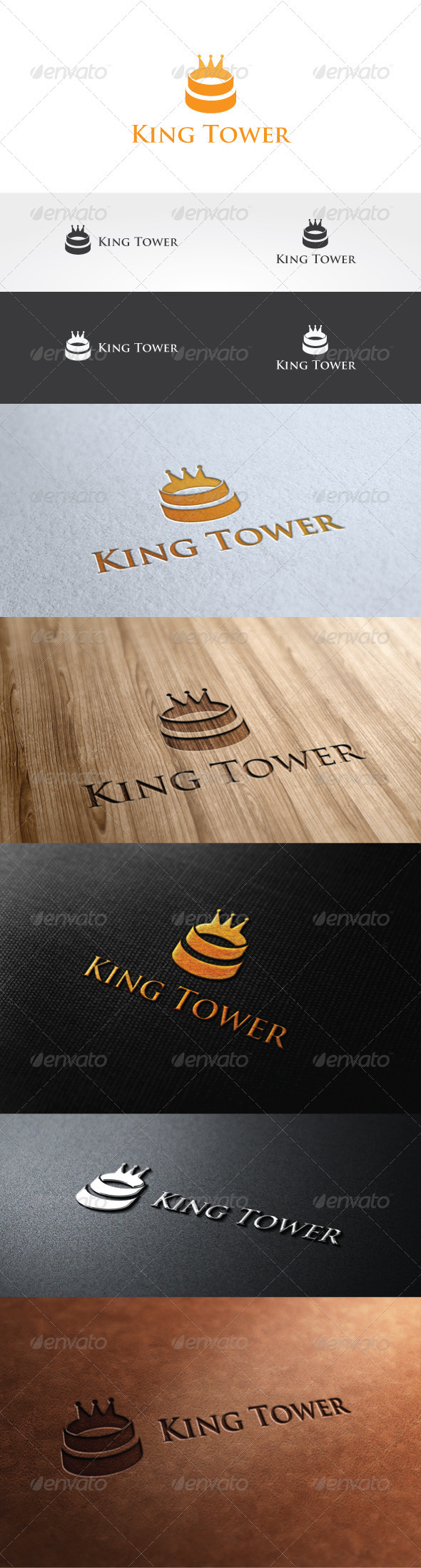 King Tower Logo Template - Objects Logo Templates