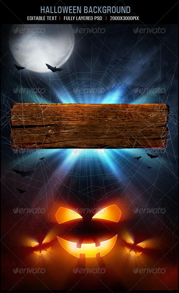GraphicRiver Halloween Background 2945240 GraphicRiver Halloween Background 2945240