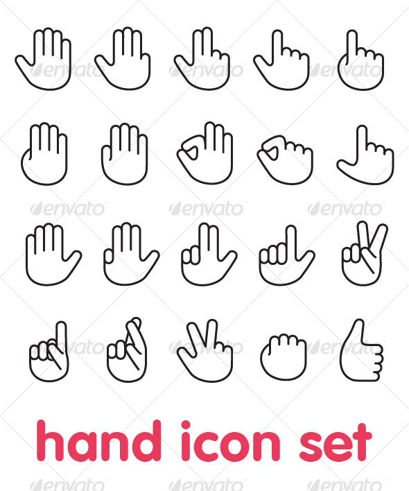 icons hand