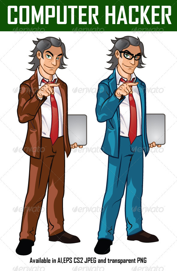 Computer Hacker - People Characters