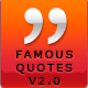 Famous Quotes v2 - CodeCanyon Item for Sale