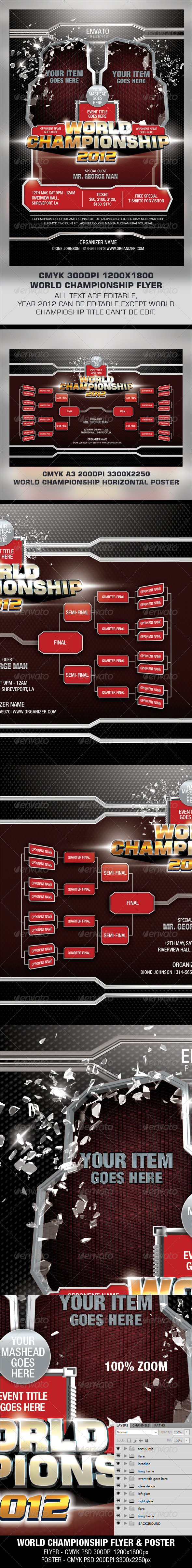 GraphicRiver World Championship Flyer 2974450 GraphicRiver World Championship Flyer 2974450