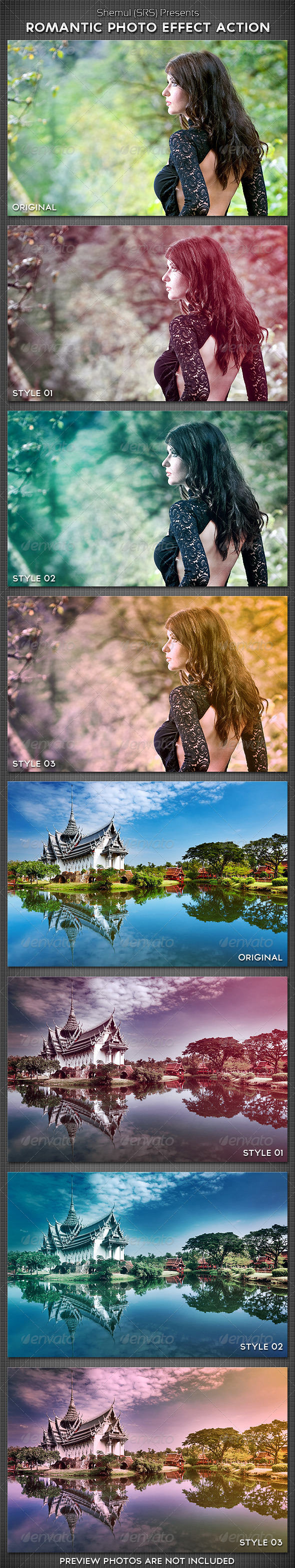 Romantic Photo Effect Action - Photo Effects Actions