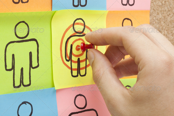 Target Your Customer Hand - Stock Photo - Images