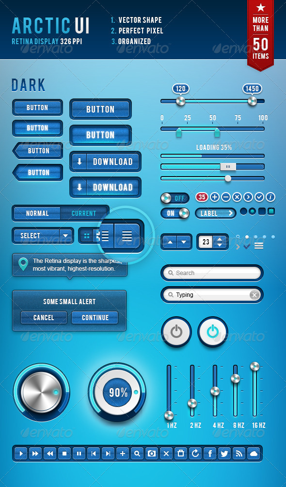 Arctic UI - User Interfaces Web Elements