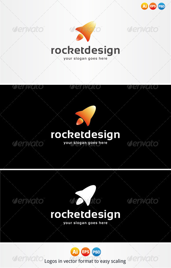 Rocket Design Logo - Objects Logo Templates