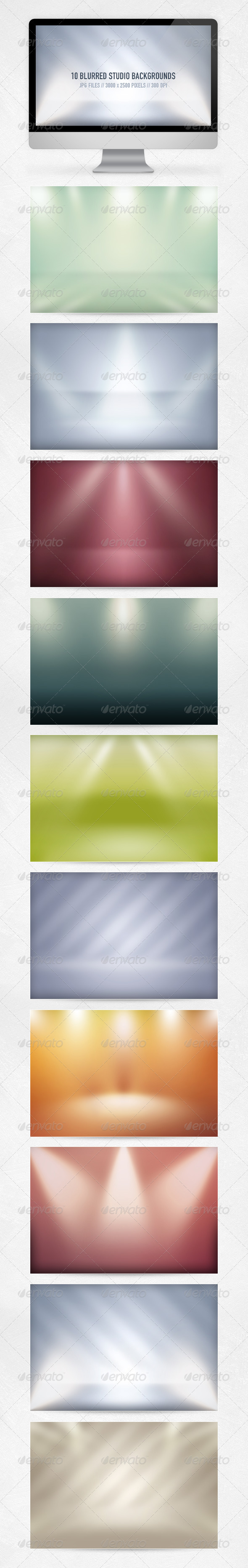 GraphicRiver 10 Blurred Studio Backgrounds 3007475 GraphicRiver 10 Blurred Studio Backgrounds 3007475