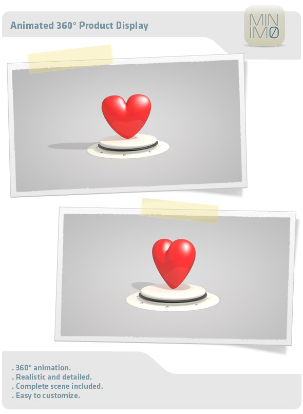 Animated 360° Product Display - 3DOcean Item for Sale