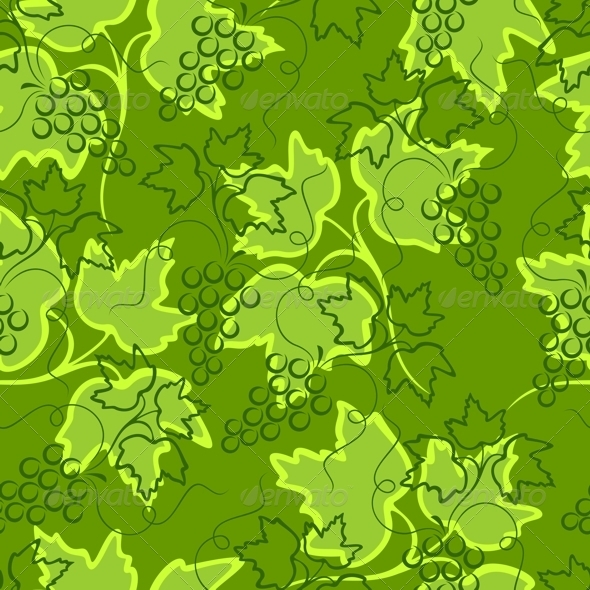 Grape Seamless Background. - Nature Textures / Fills / Patterns