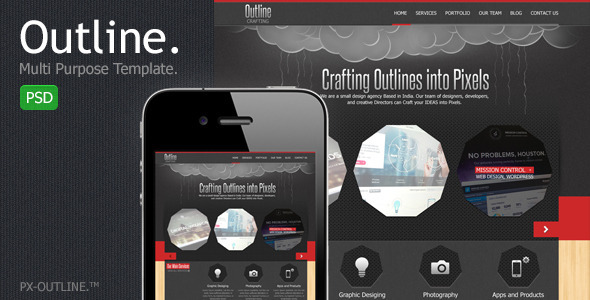 ThemeForest Outline Multi Purpose PSD Template 2534085 ThemeForest Outline Multi Purpose PSD Template 2534085