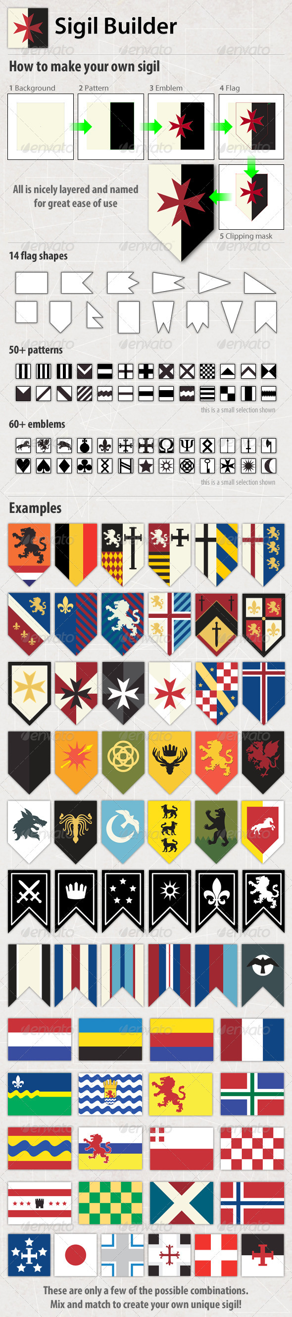 Sigil Builder - Decorative Vectors