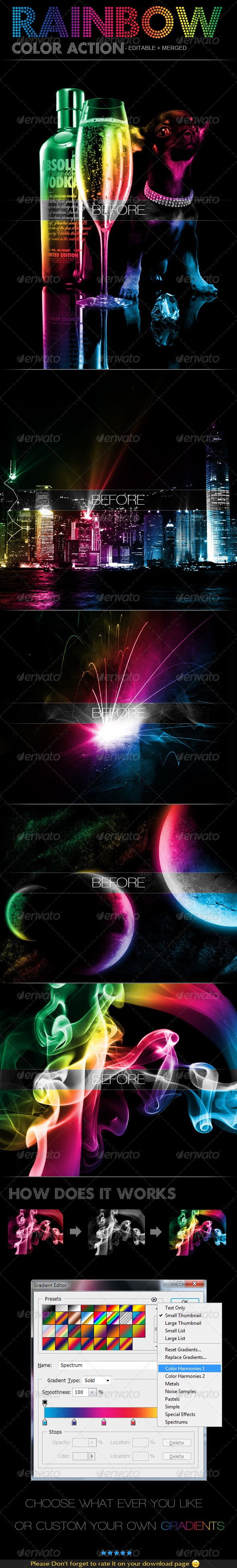 GraphicRiver Rainbow Color Action 309154 GraphicRiver Rainbow Color Action 309154