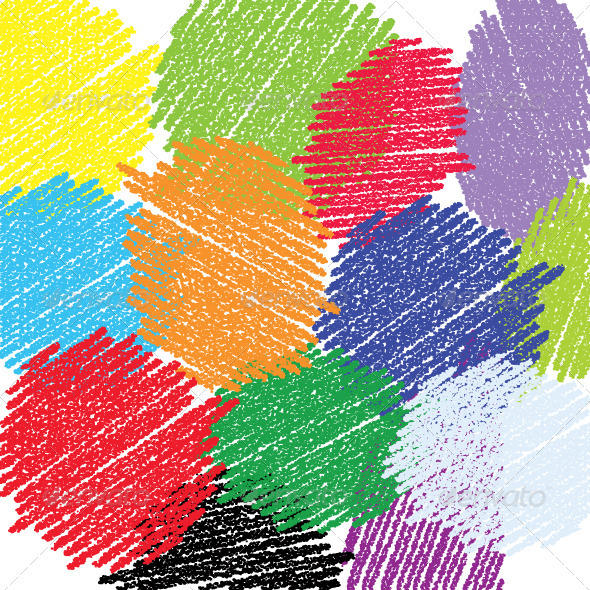 Vector Brushes Crayon Look Painting - Artistic Brushes