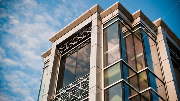 Modern Corporate Office Building - Stock Photo - Images
